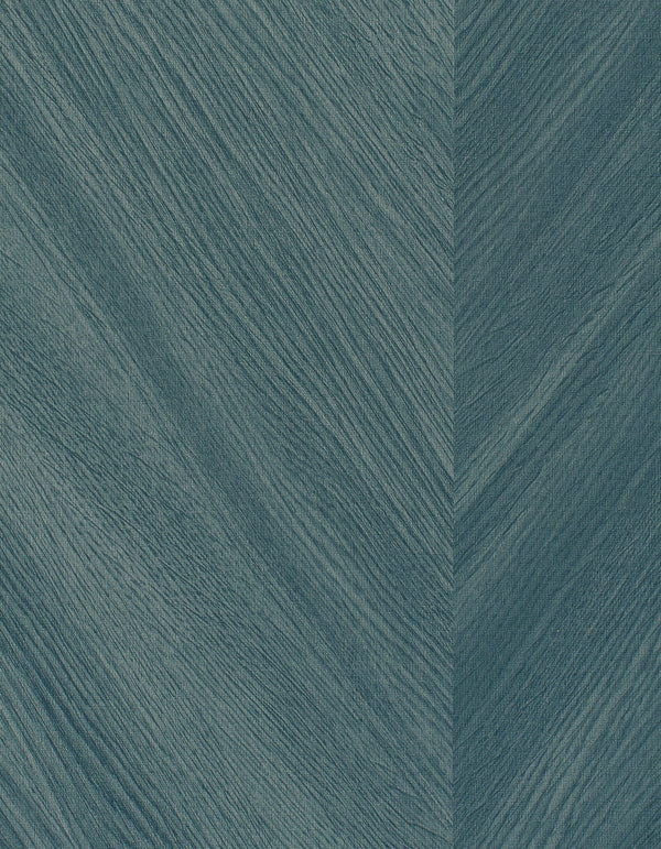 Tokyo Chevron Wood Wintergreen Wallcovering | Phillipe Romano