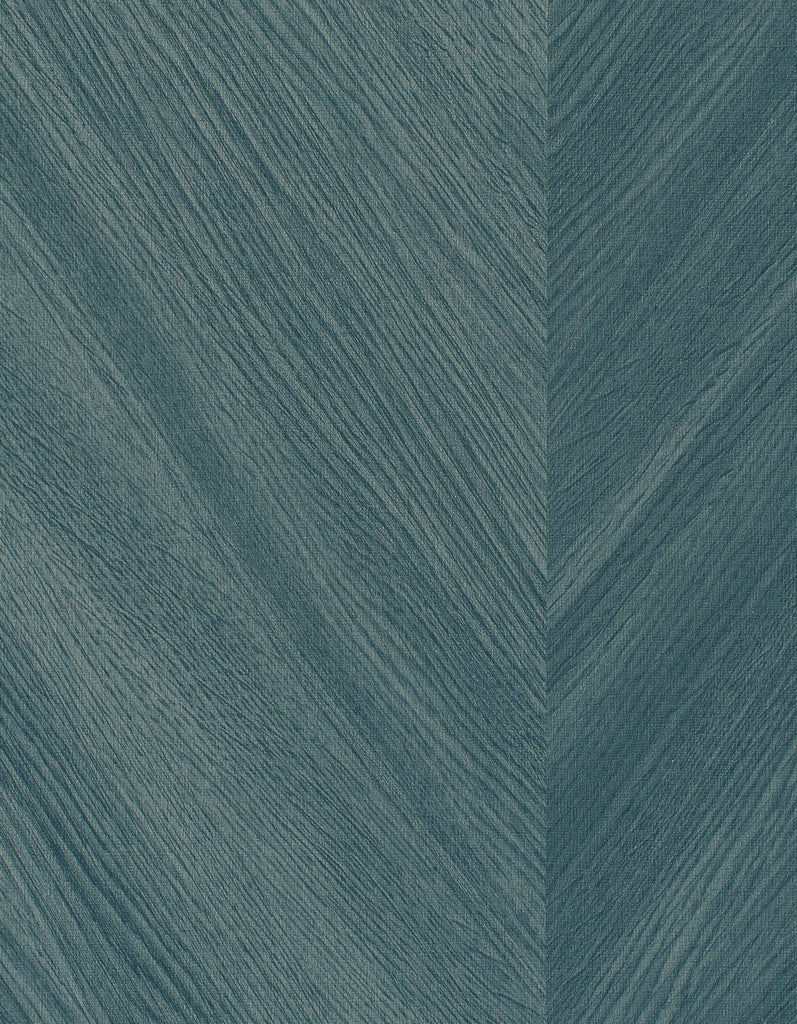 Tokyo Chevron Wood Wintergreen Wallcovering | Phillipe Romano