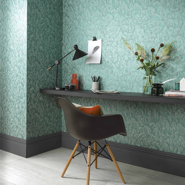 Tranquil Seafoam - Green Wallcovering | 1838 Wallcoverings