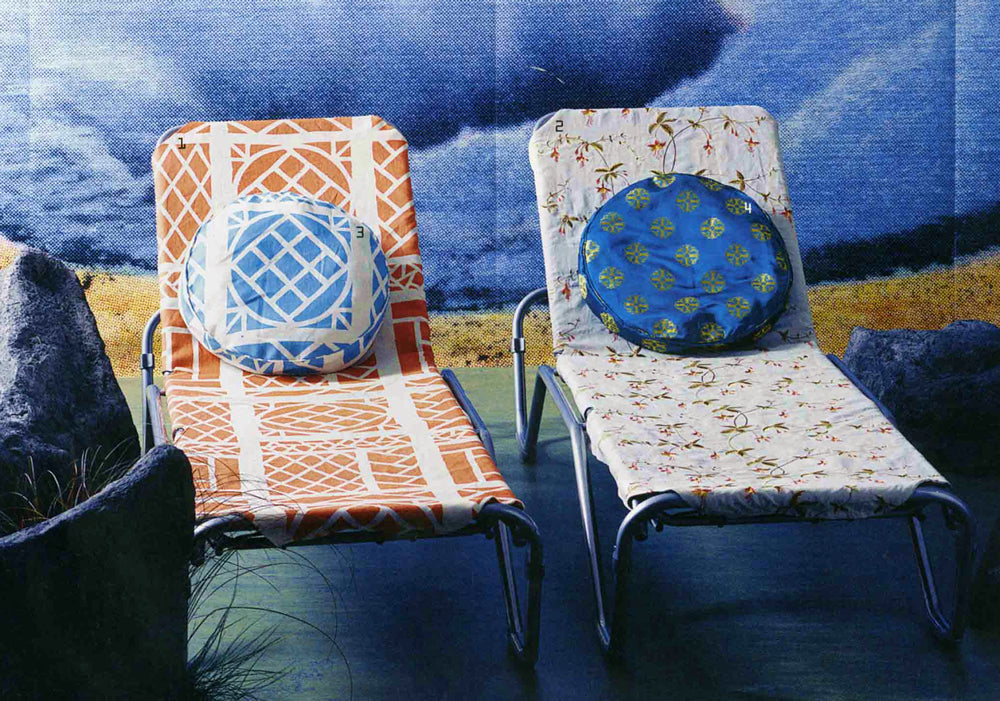 Room setting — Trellis Background Outdoor Lounge · World of Interiors