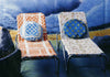Room setting — Trellis Background Outdoor Lounge · World of Interiors