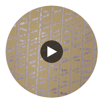 Tropcalii Stripe Metal Circular Swatch | DW