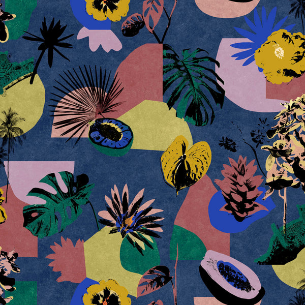 Tropicalia Cobalto Wallcovering | Tres Tintas