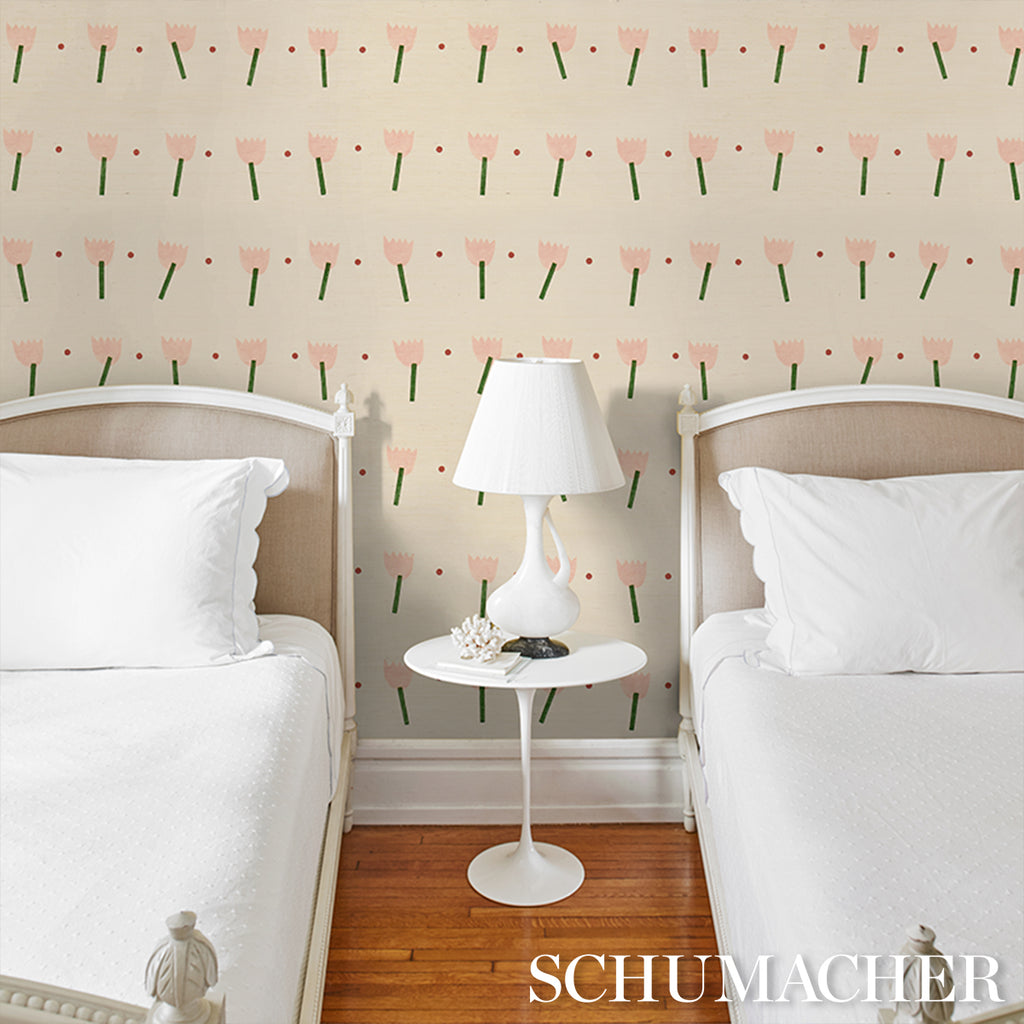 TULIP PLAY SISAL PINK | Schumacher - Image 12