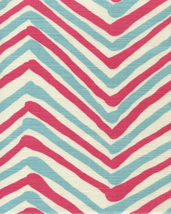 Turquoise Fuschia on Tint Wallcoverings | Alan Campbell