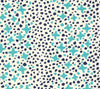 Turquoise Navy Dots on Tint