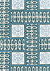 Manchester by the Sea, Turquoise Ribbon on White Suncloth