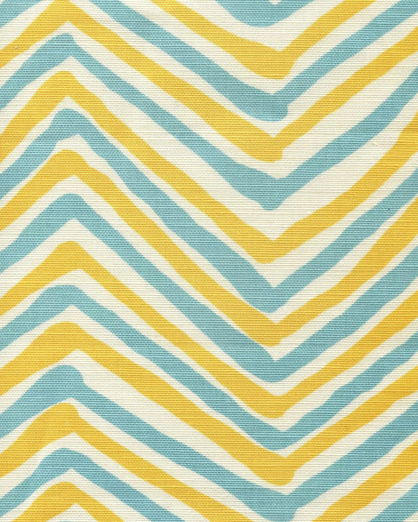 Turquoise Yellow on Tint Wallcoverings | Alan Campbell