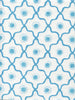 Longfellow, Turquoises on White Cotton