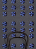 Umbrellas Midnight Wallcovering | FallingStar Studio