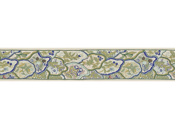 Bordure les fleurs du bengale Mistral | Pierre Frey