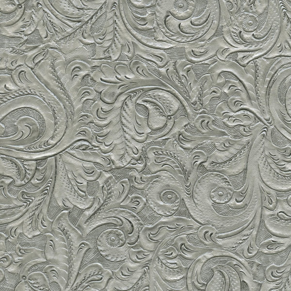 Vizcaya Silver Cloud - Silver Commercial Wallcovering | Koroseal