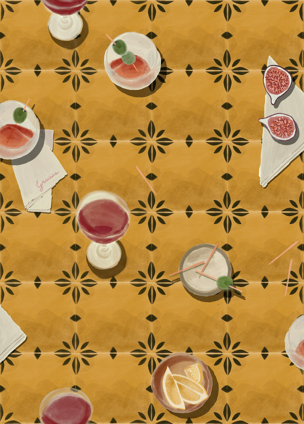 Vermut Yellow Wallcovering | Tres Tintas