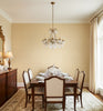 Verona Butter Micro Grasscloth Wallcovering | Fentucci - dining room room setting