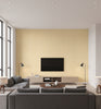 Verona Butter Micro Grasscloth Wallcovering | Fentucci - living room room setting