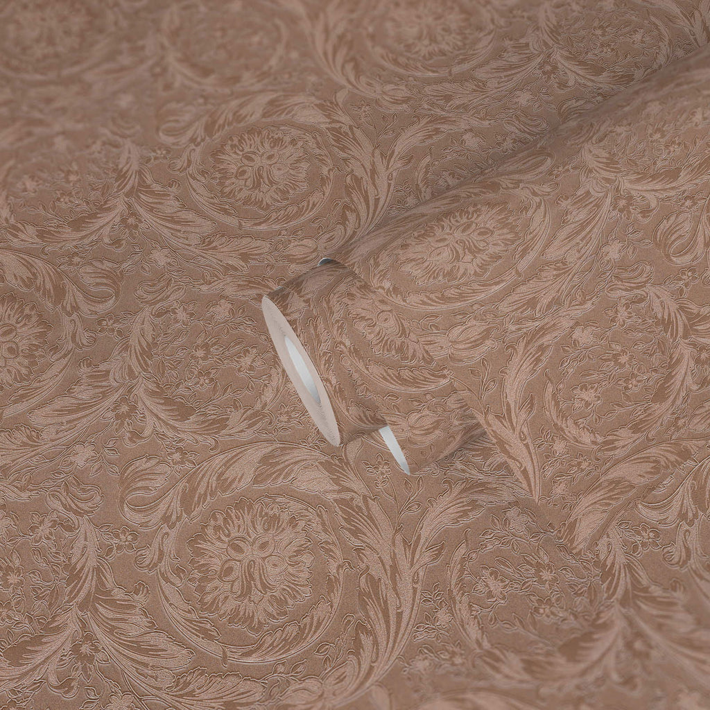 Barocco Lavender Wallcovering | Versace - Room Setting 3
