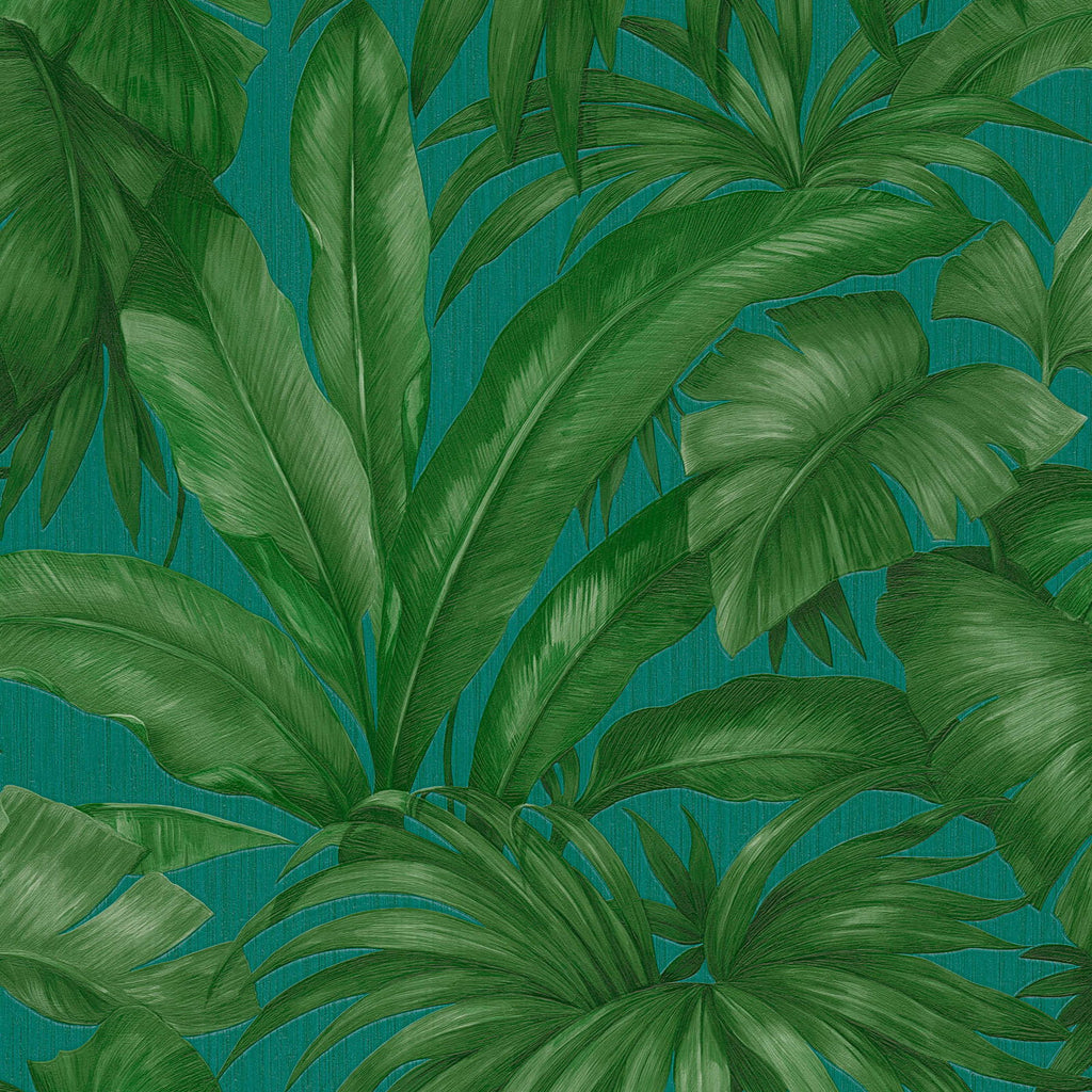 Art De La Table Green Linen Wallcovering | Versace - Room Setting 3