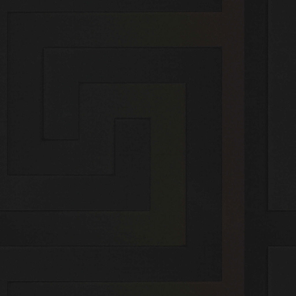 Art De La Table Charcoal Wallcovering | Versace - Room Setting 5