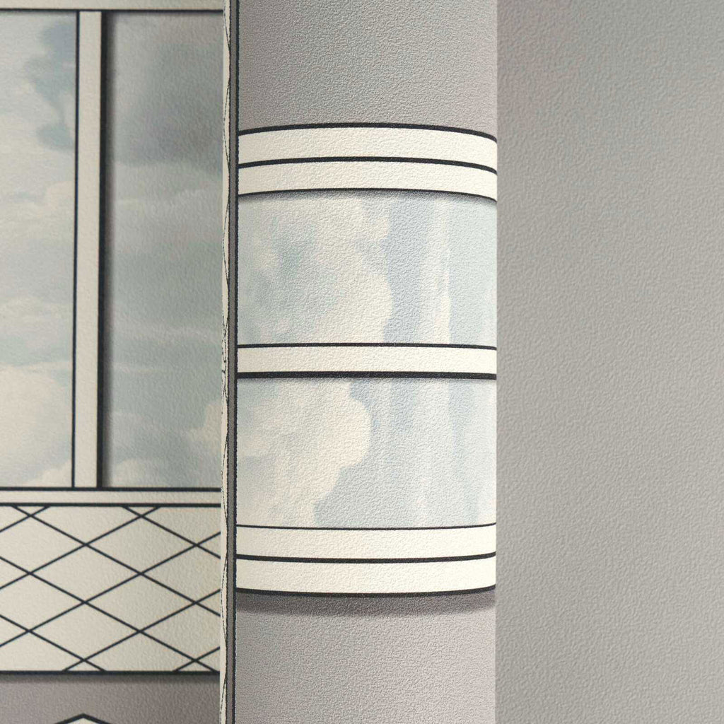 Palazzo No 12 Grey Taupe Wallcovering | Versace - Room Setting 2