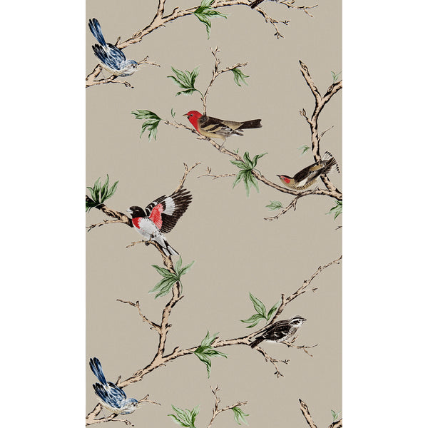 Villa Fiori - Tostado/Negro Wallcovering | Phillipe Romano