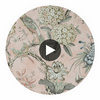 Villeneuve Fabrics – Blush | Thibaut Circular Swatch | Thibaut