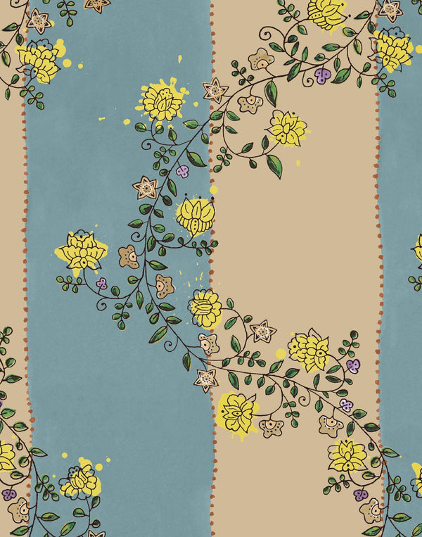 Vine Blots Sky & Sand | Franquemont London
