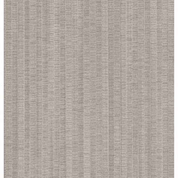 Volantis Neutral Textured Stripe Wallcovering | Jeffrey Stevens - Image 2