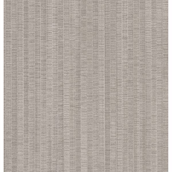 Volantis Neutral Textured Stripe Wallcovering | Jeffrey Stevens - Image 1