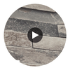 Vomera Aged Travertine Faux Tile | Hollywood Wallcoverings Circular Swatch | Hollywood Wallcoverings