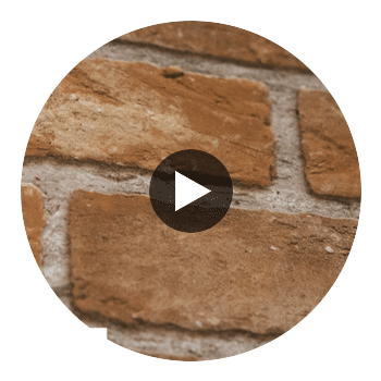 Vomera Faux Red Brick | Hollywood Wallcoverings Circular Swatch | Hollywood Wallcoverings