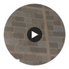 Vomera Greystone Faux Tile | Hollywood Wallcoverings Circular Swatch | Hollywood Wallcoverings