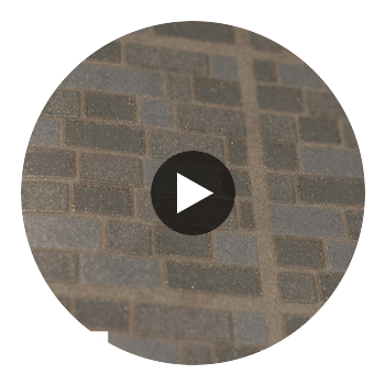Vomera Greystone Faux Tile | Hollywood Wallcoverings Circular Swatch | Hollywood Wallcoverings