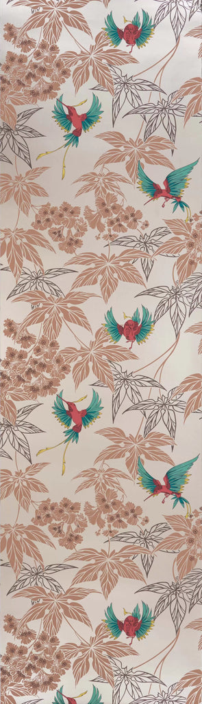 Grove Garden Cream Wallpaper | Osborne & Little Europe