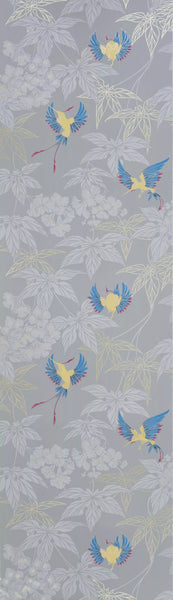 Grove Garden Silver Grey Wallpaper | Osborne & Little Europe