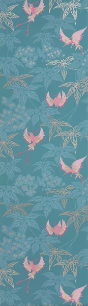 Grove Garden Blue Wallpaper | Osborne & Little Europe