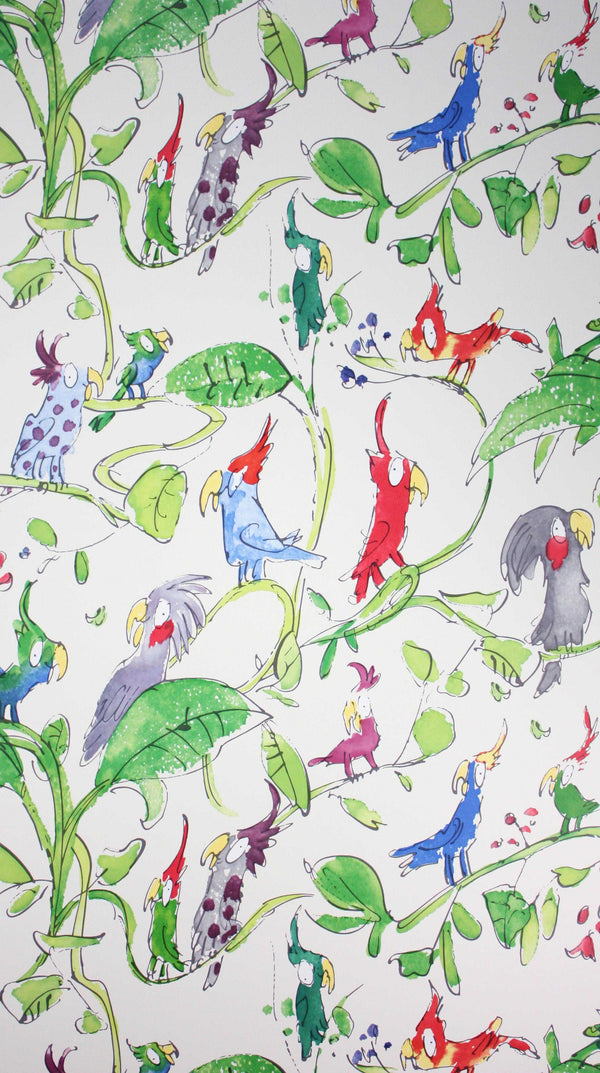 Cockatoos, Colorway 01 Wallcoverings | Osborne & Little