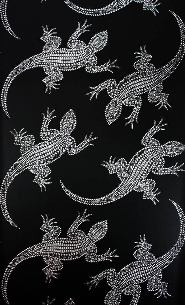 Komodo Holographic Glitter Dragon Black | Osborne & Little Europe