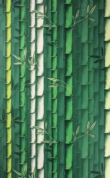 Bamboo Stalks Green Wallpaper | Osborne & Little Europe