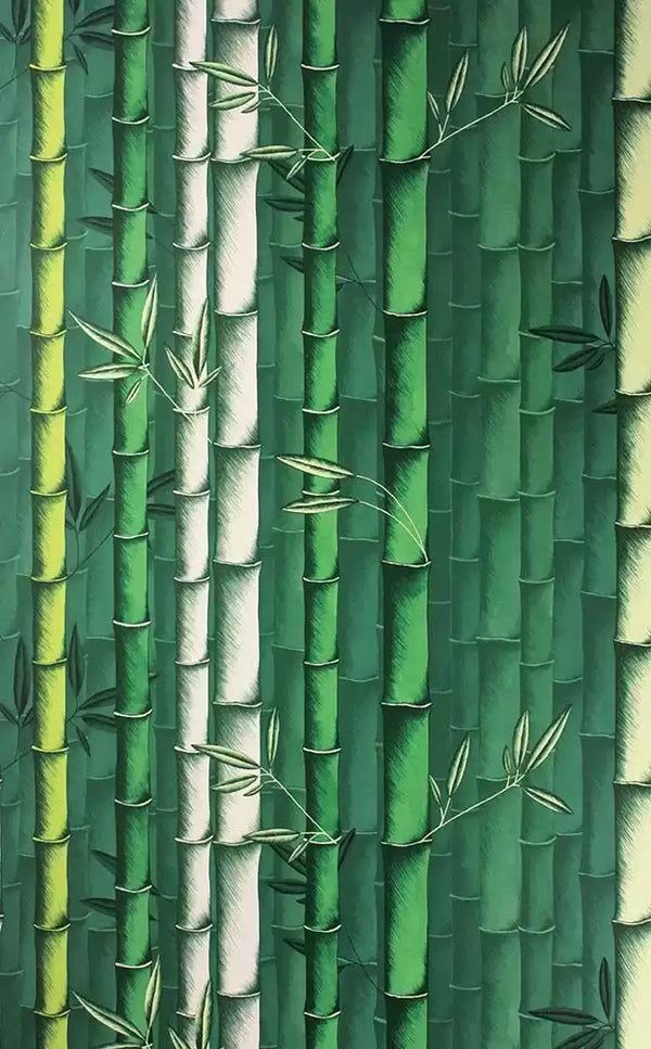 Bamboo Stalks Green | Osborne & Little Europe