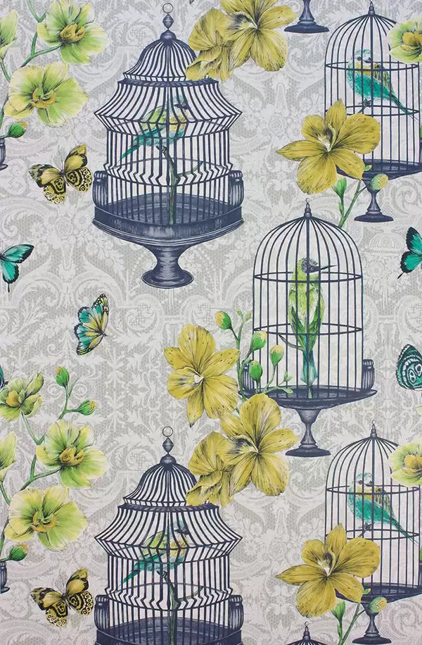 Orangery Birdcage Novelty Yellow | Osborne & Little Europe