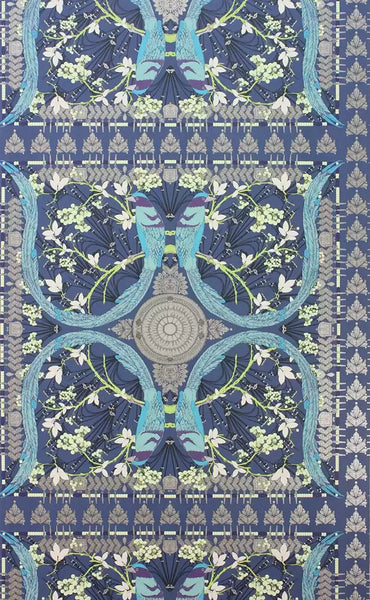 Lyrebird Tile Moroccan  Wallpaper | Osborne & Little Europe