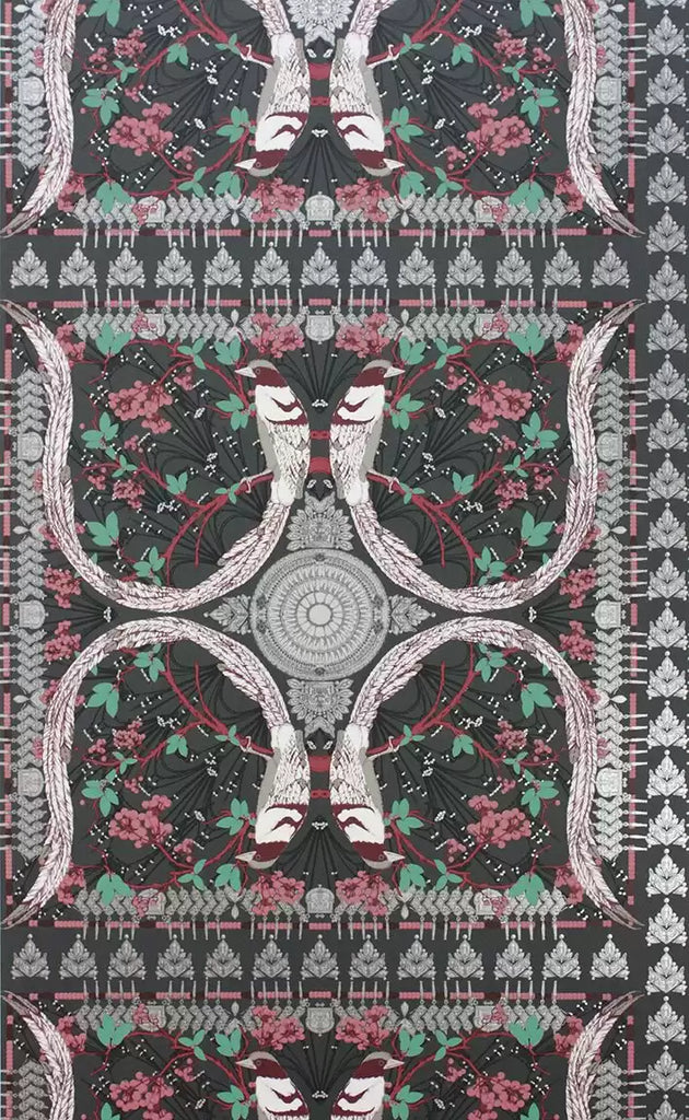 Lyrebird Tile Moroccan  Wallpaper | Osborne & Little Europe