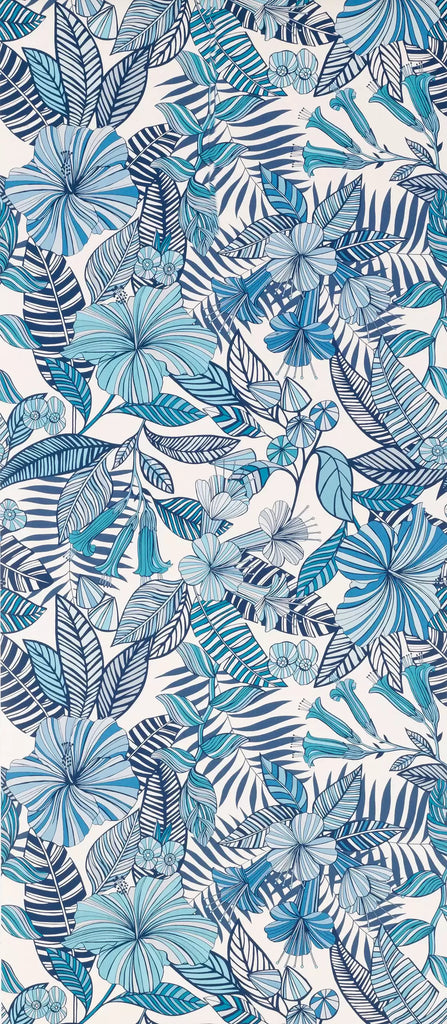 Valldemosa Blue Wallpaper | Osborne & Little Europe