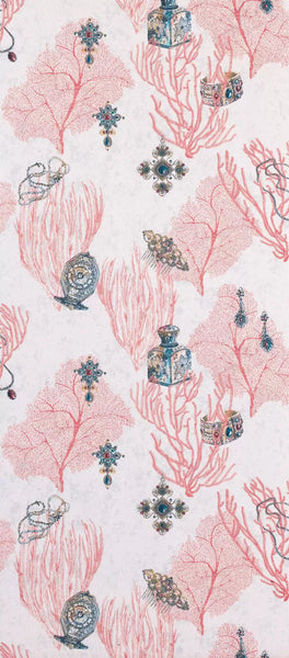 Coralino Under Water Pink Wallpaper | Osborne & Little Europe