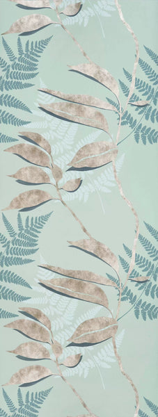 Feuille D'or Metallic  Wallpaper | Osborne & Little Europe