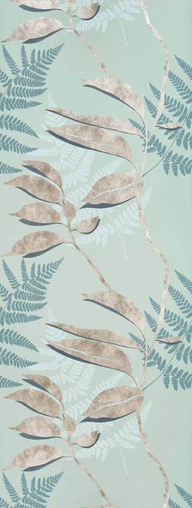 Feuille D'or Metallic  Wallpaper | Osborne & Little Europe