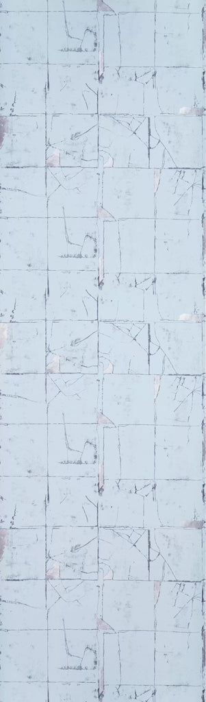 Faenza Crackle  Tile Blue Wallpaper | Osborne & Little Europe