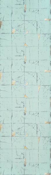 Faenza Crackle  Tile Green Wallpaper | Osborne & Little Europe