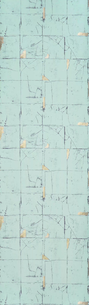 Faenza Crackle Tile Green | Osborne & Little Europe