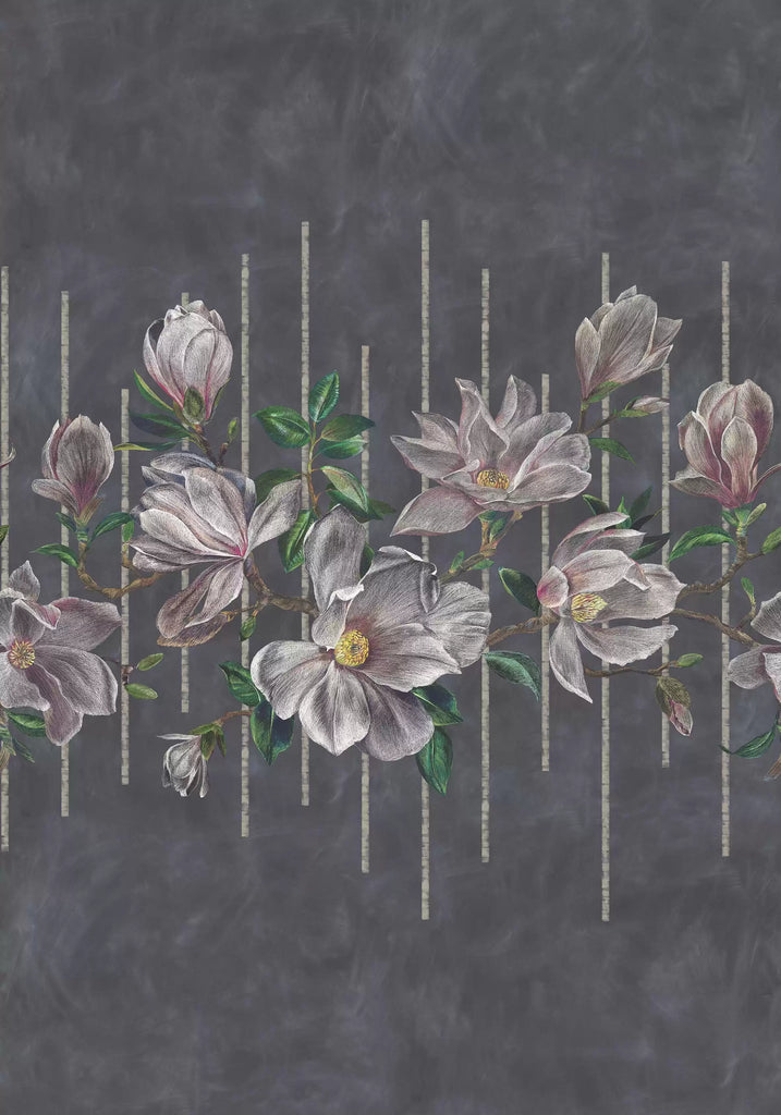 Magnolia Frieze Floral Panel  Wallpaper | Osborne & Little Europe